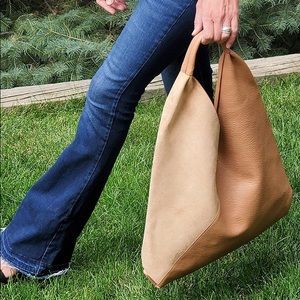 SHIRALEAH | Vegan Suede & Leather Tote